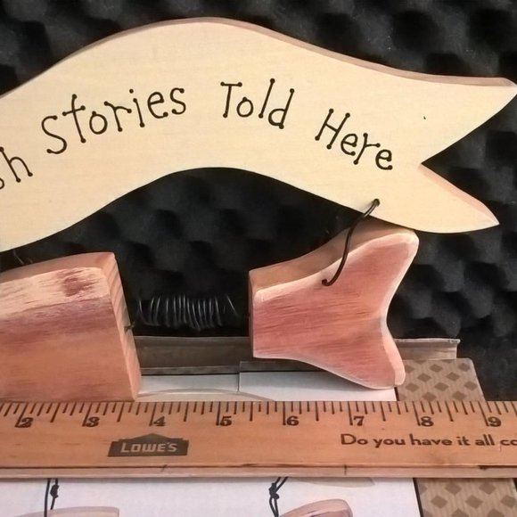 FISH STORIES TOLD HERE Fish Plaque - Picture 8 of 9